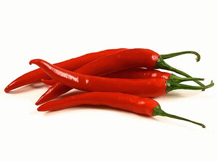 Bruciare il peperone rosso dai parassiti